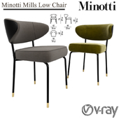 Minotti Mills Low Chair