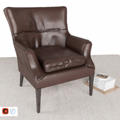PB Carson leather armchair