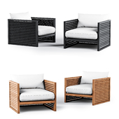 Harbour Outdoor Louver Arm Chair