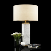 Square Column Marble Table lamp