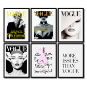 6 постеров Vogue.
