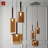 Spillray Axo Light Suspension Lamp Orange