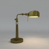 brass idustrial table lamp
