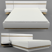 Anrex linate bed and bedside tables