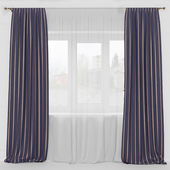 straight curtains