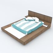 wooden base bed