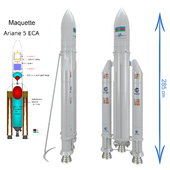 Ракета макет (Ariane 5 ECA)
