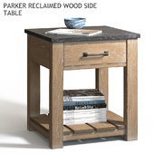 Pottery barn PARKER RECLAIMED WOOD SIDE TABLE