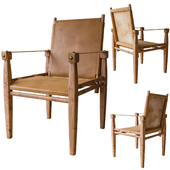 Leather Safari Chair