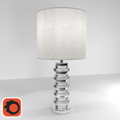 Clear Disc Table Lamp