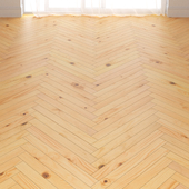 Classic pine parquet in two layouts