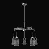 Filament Design 5-Light Brushed Nickel Chandelier