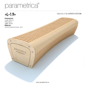 The parametric bench "Parametrica Bench L-1.9"