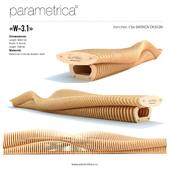 The parametric bench "Parametrica Bench W-3.1"