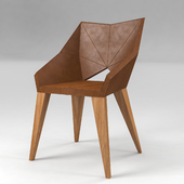 Chair Leather/Wood