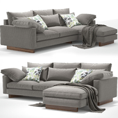 West elm Harmony Down-Filled Chaise Sectional