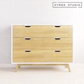 Chest of drawers in Scandinavian style Atrox Studio OM