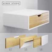 Suspended bedside tables Atrox Studio OM