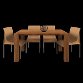 poliform table chair