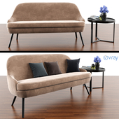 375 Walter Knoll Sofa With Aula Coffee Table & Parquet