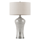 Extreme Oak-wood Table lamp in light gray