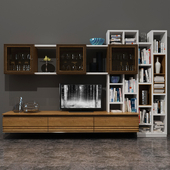 Cabinet and Cantiero shelving