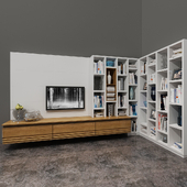 Cabinet and Cantiero shelving