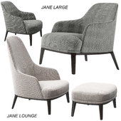 Poliform Jane Large, Lounge armchairs set