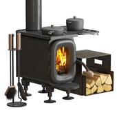 Wood burning stove AGNI