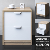 IKEA ASKVOLL 2-drawer chest