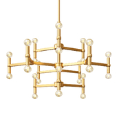 Possini Euro Marya Wide Satin Brass