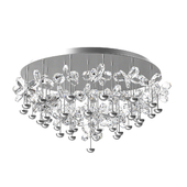 39246 LED chandelier PIANOPOLI with dim., 43x1,8W (LED), Ø780, H525