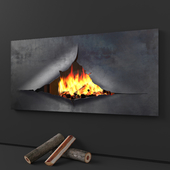 Omegafocus fireplace, Focus