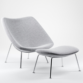 Oyster lounge chair
