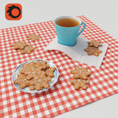Tea with gingerbreads