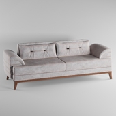 Perla Furniture&#39;s Madrid CollectionEuro-Americana style chic living room sofa