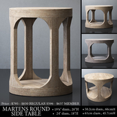 MARTENS ROUND SIDE TABLE