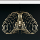 Cosmo Brass Wire Pendant Light