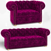 chesterfield velvet sofa
