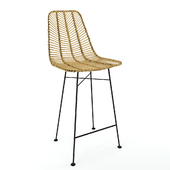 Bloomingville Rotan barstool chair natural / Bloomingville bar stool from rattan