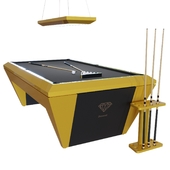 Diamond Modern American Pool Table - 9ft