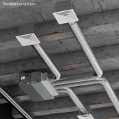 Ceiling ventilation system