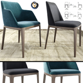 Poliform Grace Dining Chair Duo