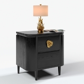 Briallen Nightstand Table And Longleaf Table Lamp Lamp
