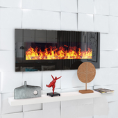 Fireplace Genius 100 with audio system