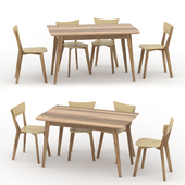 Table and chairs "Rondo"