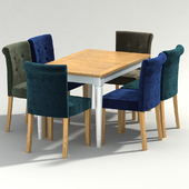 karol coletta chair with harmony table