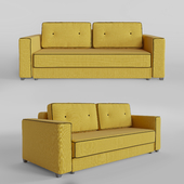 Sofa Velvet Yellow