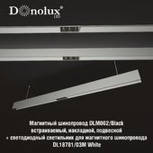 Luminaire for magnetic busbar trunking DL18781_03M White