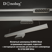 Luminaire for magnetic busbar trunking DL18786_06M White